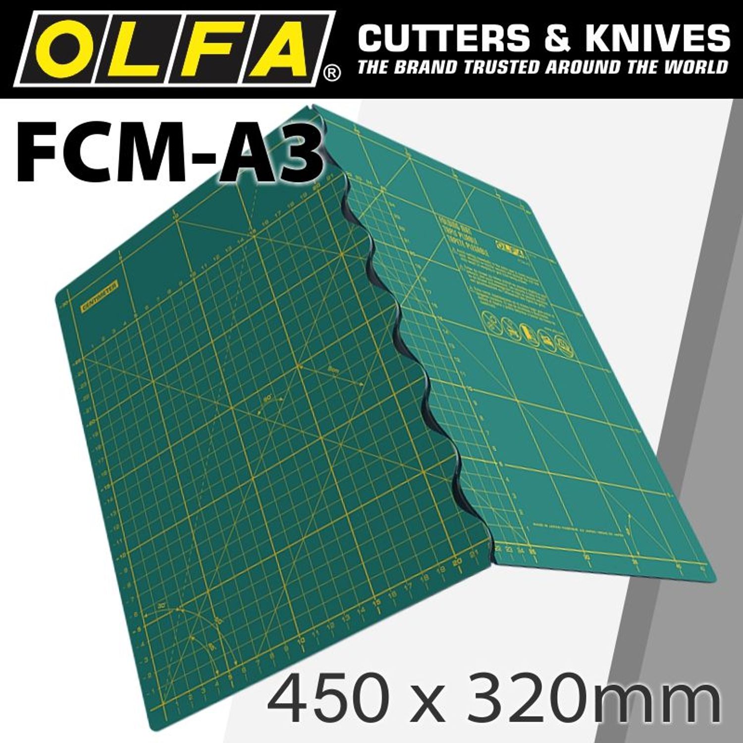 Folding Mat For Rotary Cutters 450x320x2.0mm
